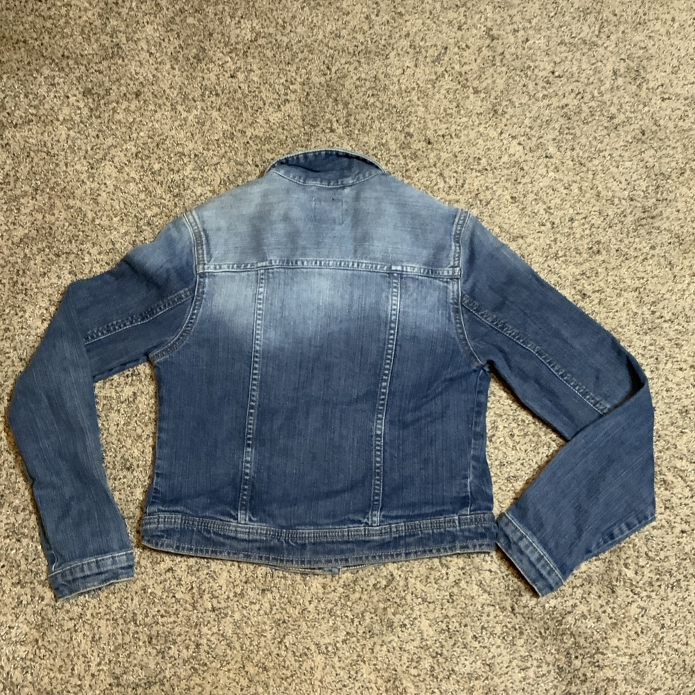 GapKids Girls Blue Denim Jacket Medium Wash Size XL 12 Years RN54023 - Picture 5 of 5